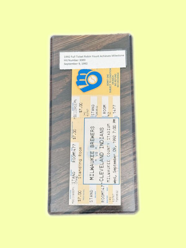 Robin Yount 3,000 Hit Game